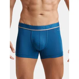 Jockey Heritage Collection Men Teal Blue Solid Trunks HG16-picture-30