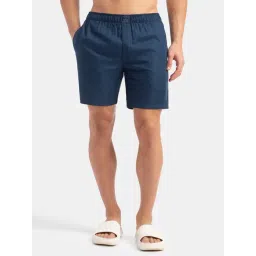 Jockey HG18 Men's Tencel Lyocell Cotton Checkered Boxer Shorts with Side Pocket-picture-46