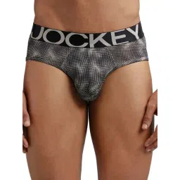 Jockey IC29 Black & Beige Microfiber Elastane Briefs with Moisture Move Treatment (Prints May Vary)-picture-27