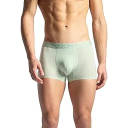 jockey IC44 Men's Tactouch Microfiber Elastane Stretch Seamfree Bonding Solid Trunk with Internal Breathable Mesh_Pistachio_L-picture-43