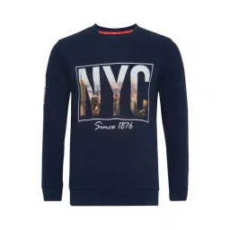 Jockey Kids Blue Printed UB58 Sweatshirt-picture-22