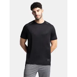 Jockey Men Antimicrobial Solid Round Neck Polyester Tshirt-image-42