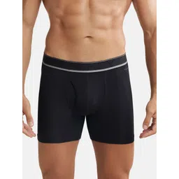 Jockey Men Black Solid Boxer Style Briefs-picture-27