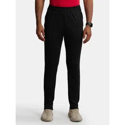 Jockey Men Black Solid Slim Fit Track Pants-picture-29