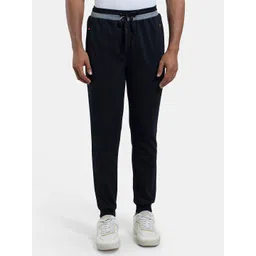 Jockey Men Black Super Combed Cotton Rich Athleisure Slim Fit Joggers-picture-18