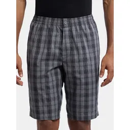 Jockey Men Checked Cotton Shorts-picture-34