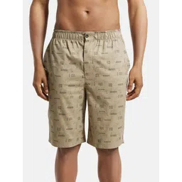 Jockey Men Checked Pure Cotton Shorts-picture-40