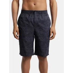 Jockey Men Checked Pure Cotton Shorts-picture-36