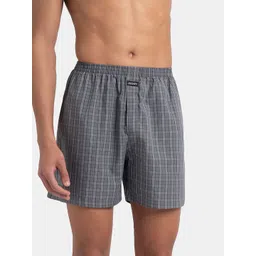 Jockey Men Checked Sports Shorts Technology image 4