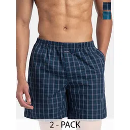 Jockey Men Checked Technology Shorts-picture-18