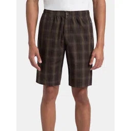 Jockey Men Checked Technology Shorts-picture-29