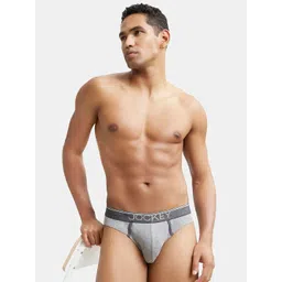 Jockey Men Grey Melange Solid Briefs 8044-0105-picture-32