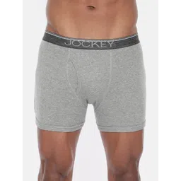 Jockey Men Grey Melange Solid Trunk 8009-0105-picture-26