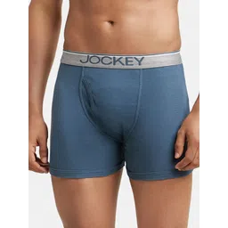 Jockey Men Grey Solid Mid Rise Boxer Brief-image-28