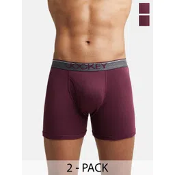 Jockey Men Pack Of 2 Assorted Pure Cotton Boxer-Style Briefs 8009-0201-WINTG-picture-28