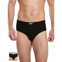 Jockey Men Pack of 2 Black Briefs 1009-0205-picture-25
