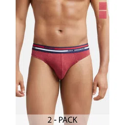 Jockey Men Pack of 2 Cotton Ultrasoft Briefs US49-0201-REDML-picture-41