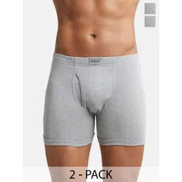 Jockey Men Pack of 2 Grey Boxer Briefs 8008-0205-picture-36