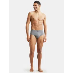 Jockey Men Pack of 2 Grey Melange Anti-Microbial Cotton Brief 1009-0205-MGRML image 5