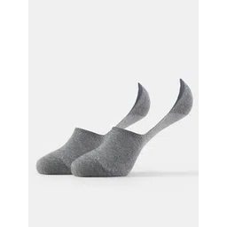 Jockey Men Pack of 2 Grey Melange Shoe Liners-picture-16