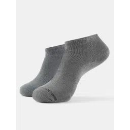 Jockey Men Pack of 2 Grey Solid Ankle length Socks-picture-41
