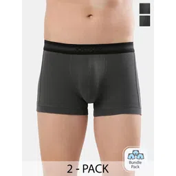 Jockey Men Pack of 2 Grey Solid Super Combed Cotton Trunk 1015-0205-ASPHT-picture-40