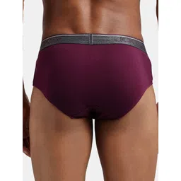 Jockey Men Pack Of 2 Pure Super Combed Cotton Basic Briefs 8037-0201 image 5