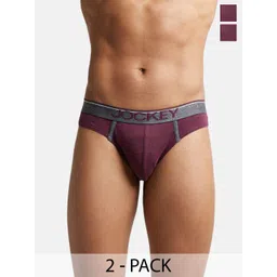 Jockey Men Pack of 2 Solid Briefs with Ultrasoft Waistband 8044-0205-picture-26