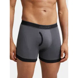 Jockey Men Pack Of 2 Solid Pure Cotton Boxer Style Briefs image 2