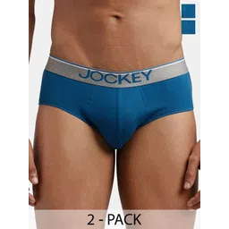 Jockey Men Pack of 2 Super Combed Cotton Solid Brief 8037-0201-picture-38