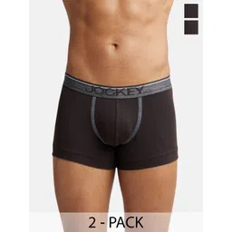 Jockey Men Pack Of 2 Super Combed Cotton Trunks 8015-picture-22
