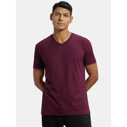 Jockey Men Purple V-Neck  T-shirt-picture-12