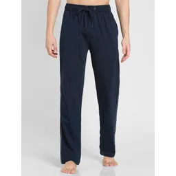jockey Men Solid Dark Blue Track Pants-picture-14