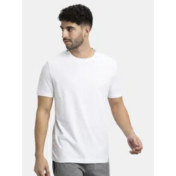 Jockey Men Solid Round Neck Pure Cotton T-shirt-image-34