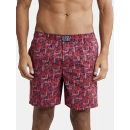 Jockey Men Typography Printed Cotton Sports Shorts-picture-31