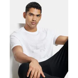 Jockey Men White Typography Printed Raw Edge T-shirt-picture-23