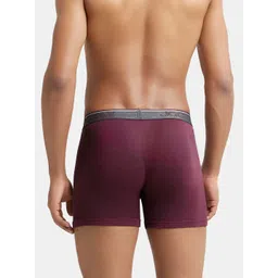 Jockey Men Wine Boxer Briefs image 4
