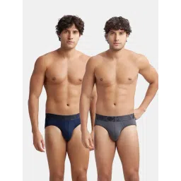 Jockey Multi Microfibre Solid Briefs Pack of 2-picture-43