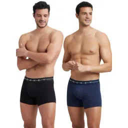 Jockey Multi Regular Fit Solid Trunks (Pack of 2)-picture-15