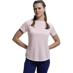 jockey MW73 Women's Microfiber Fabric Polyester Relaxed Fit Half Sleeve Active Wear T-Shirt with Stay Fresh Treatment-picture-35