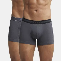 jockey Pack of 2 1015 Super Combed Cotton Rib with StayFresh Tech Solid Men Trunk-picture-23