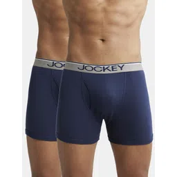 jockey Pack of 2 8009 Super Combed Cotton Rib Solid Men Trunk-picture-20