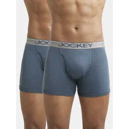 jockey Pack of 2 8009 Super Combed Cotton Rib Solid Men Trunk-picture-18