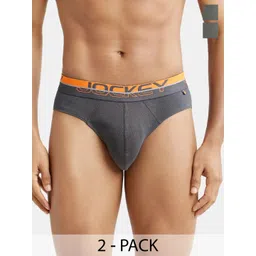 Jockey Pack Of 2 Cotton Ribbed Briefs US14-0201-DPOLV-picture-29