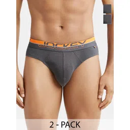 jockey Pack of 2 FP02 Super Combed Cotton Rib Solid Men Brief-picture-26
