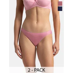 Jockey Pack Of 2 Medium Coverage Bikini Briefs With Stay Fresh Treatment1803-0205-CR-CN-picture-28