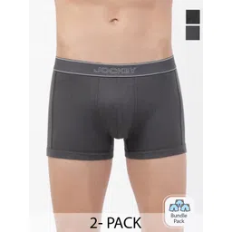 Jockey Pack Of 2 Pure Cotton Short Trunks-picture-25