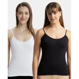 jockey Pack of 2 Super Combed Cotton Camisole with Adjustable Straps & StayFresh Treatment-1487-picture-45