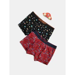 Jockey Pack of 2 Super Combed Cotton Printed Trunk with Ultrasoft Waistband - PB03-picture-28