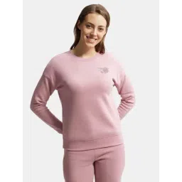 Jockey Pink Cotton Printed Sweatshirt-picture-44